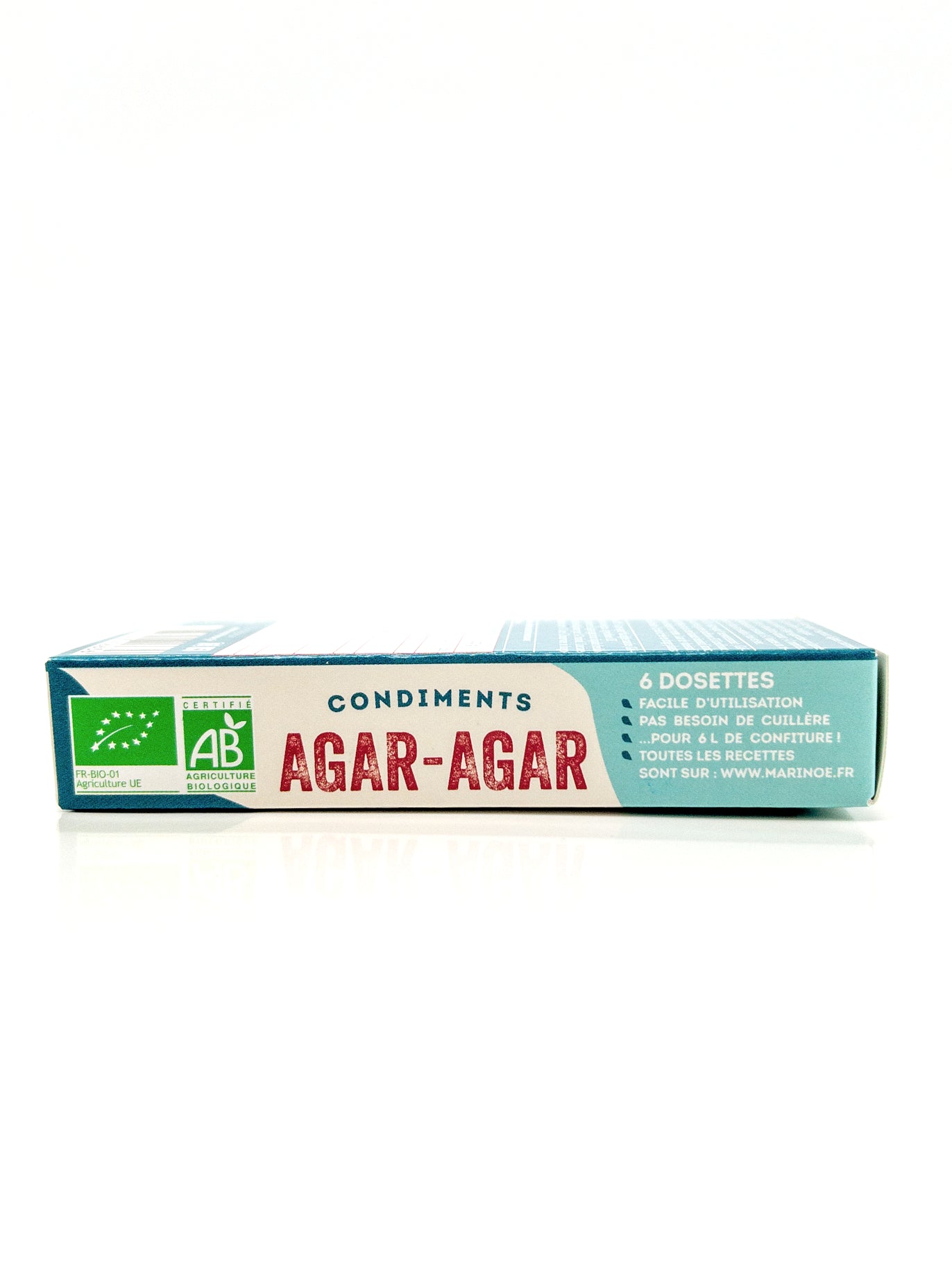 Agar-agar bio en poudre - 12g (6x2g) - Marinoé