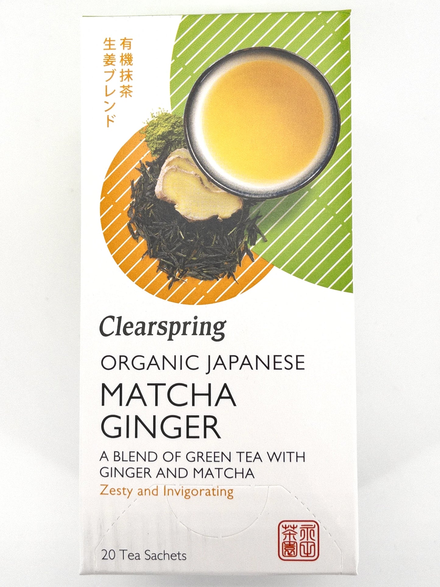 Bio Matcha Ingwer Tee-Eier - 20 x 1,8 g