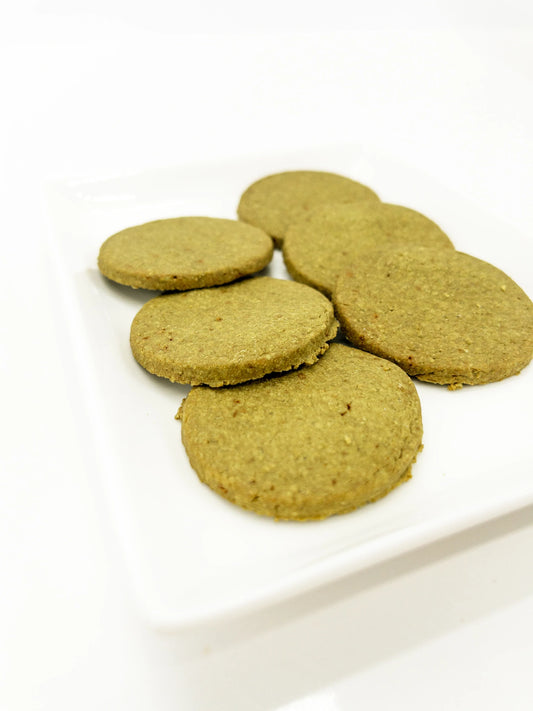 Biscuits d'avoine au thé Matcha bio - portion individuelle 40g - Clearspring
