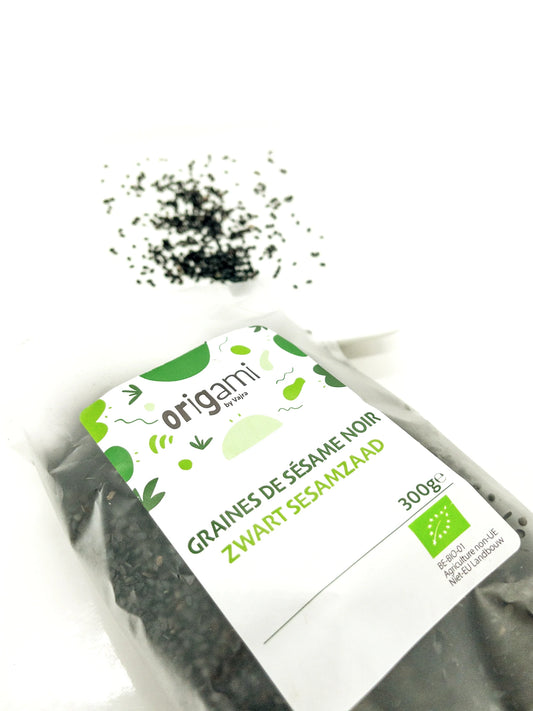 Graines de Sésame Noir Bio - 300g - Origami