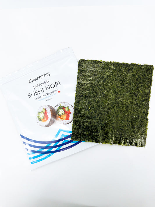 Sushi Nori - Nori zeewiervellen voor sushi - 17g - Clearspring