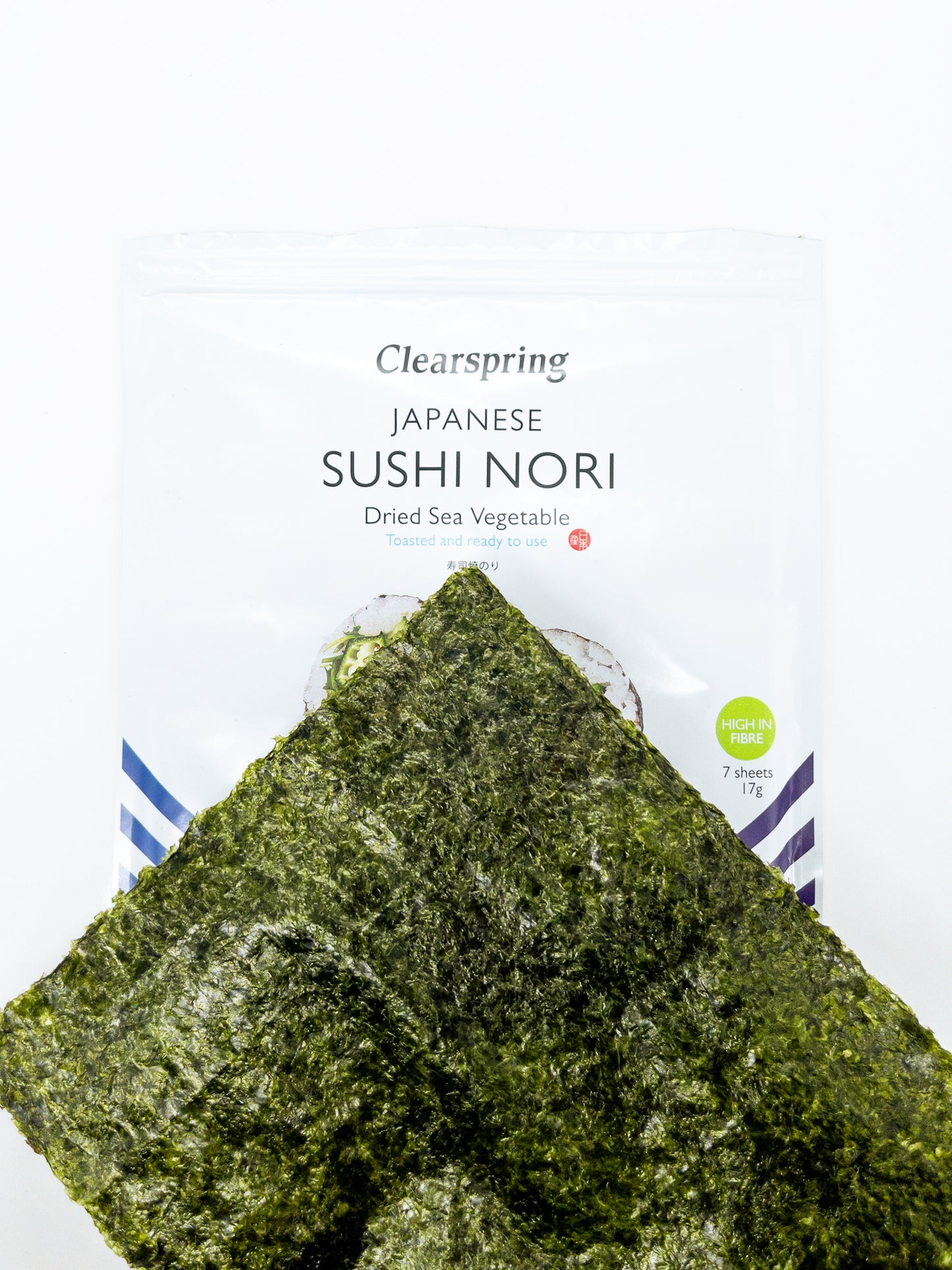 Sushi Nori - Feuilles d'algues nori pour sushi - 17g - Clearspring