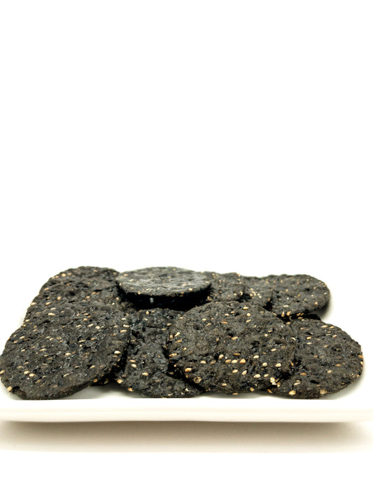 Crackers japonais de riz au sésame noir bio - 40g - Clearspring