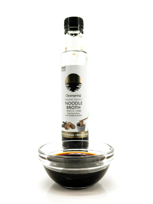 Tsuyu japonais bio - Bouillon concentré de Shoyu avec Kombu et Shiitake - 245ml - Clearspring