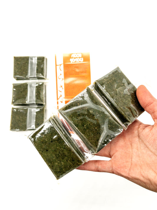 Mochi Yomogi japonais - Carrés de riz gluant à l'armoise - 300g - Terrasana