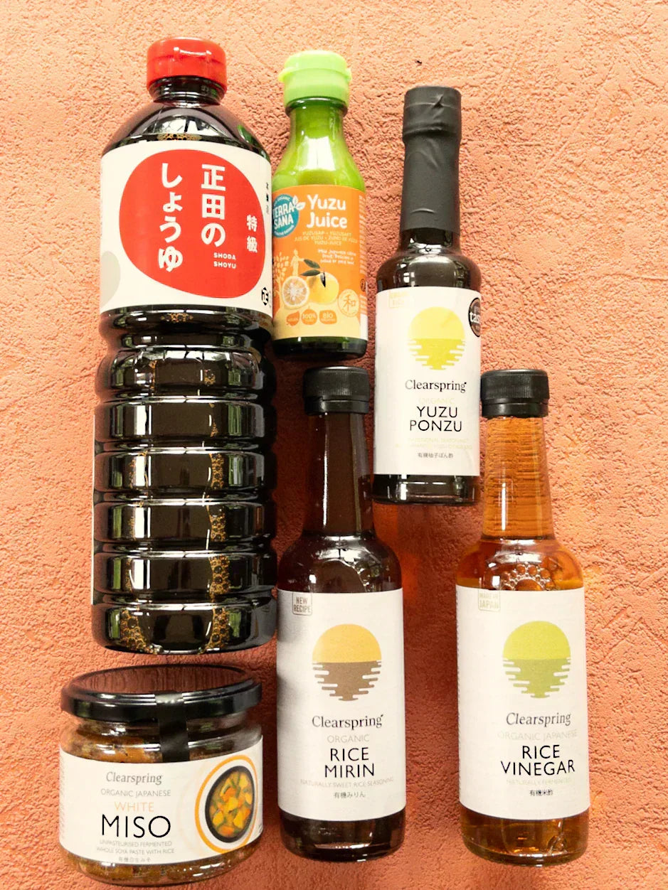 Les 6 ingrédients indispensables pour cuisiner japonais à la maison.