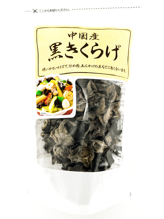 Kuro kikurage – gedroogde zwarte paddenstoelen – 30 g – Sanko
