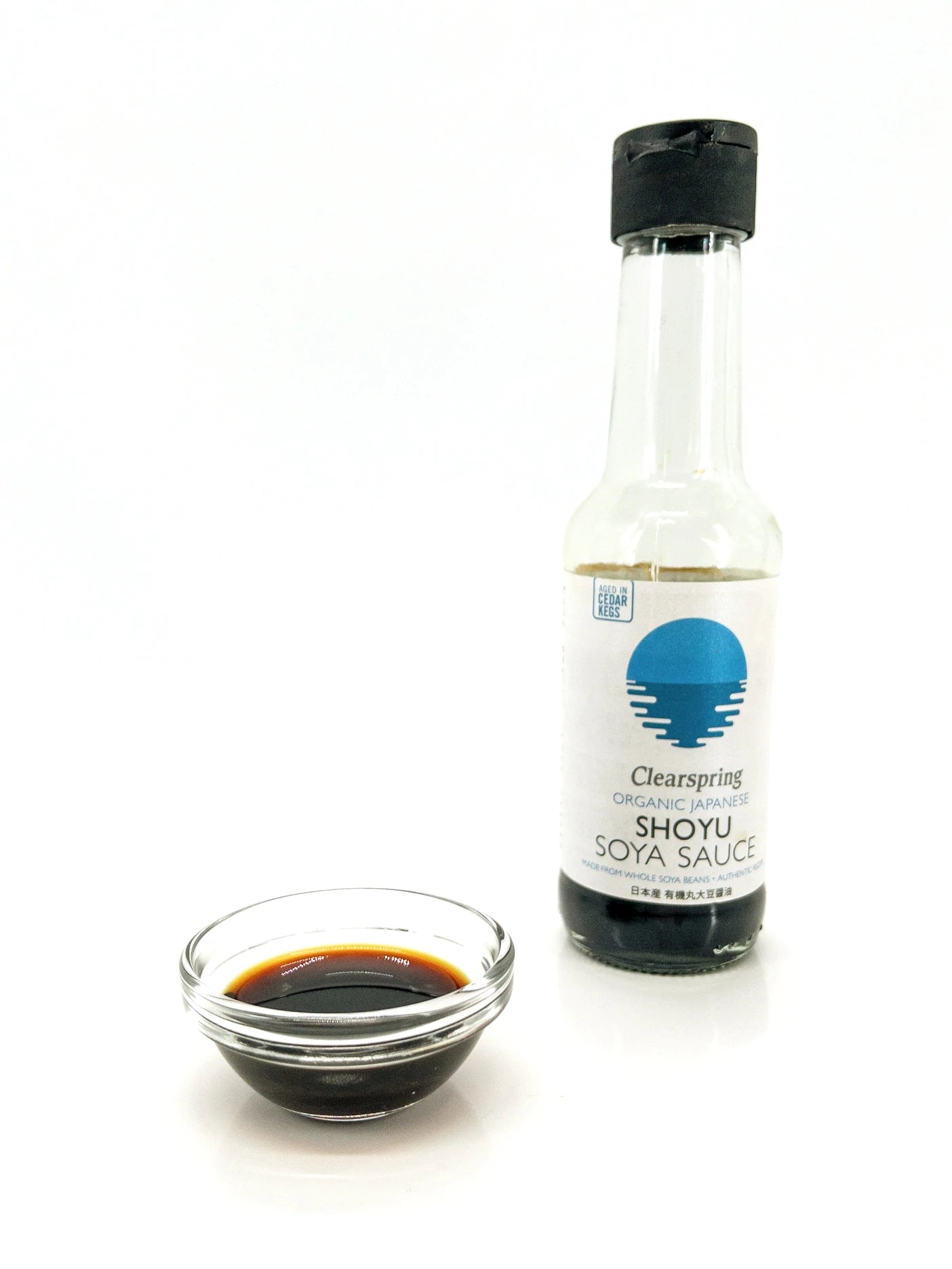 Biologische Japanse Shoyu - Gefermenteerde soja- en tarwesaus - 150 ml - Clearspring