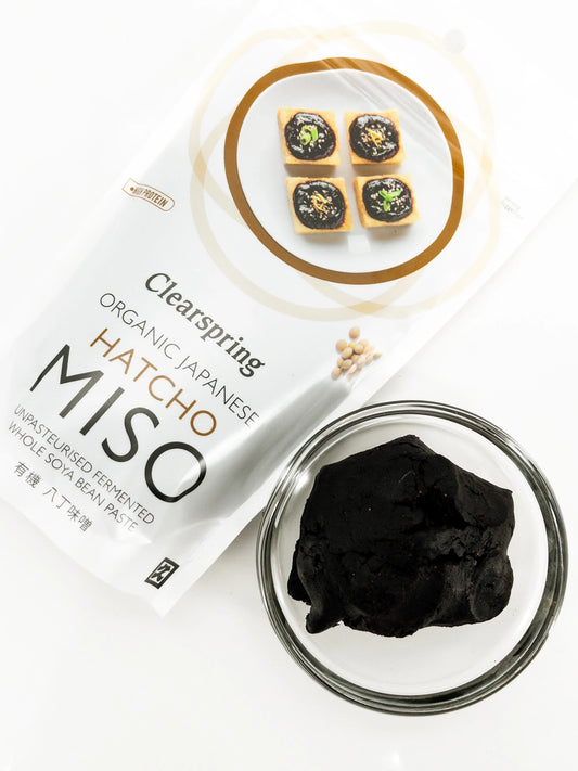 Hatchō Bio-Japanisches Miso – Unpasteurisiertes Soja-Miso – 300 g – Clearspring