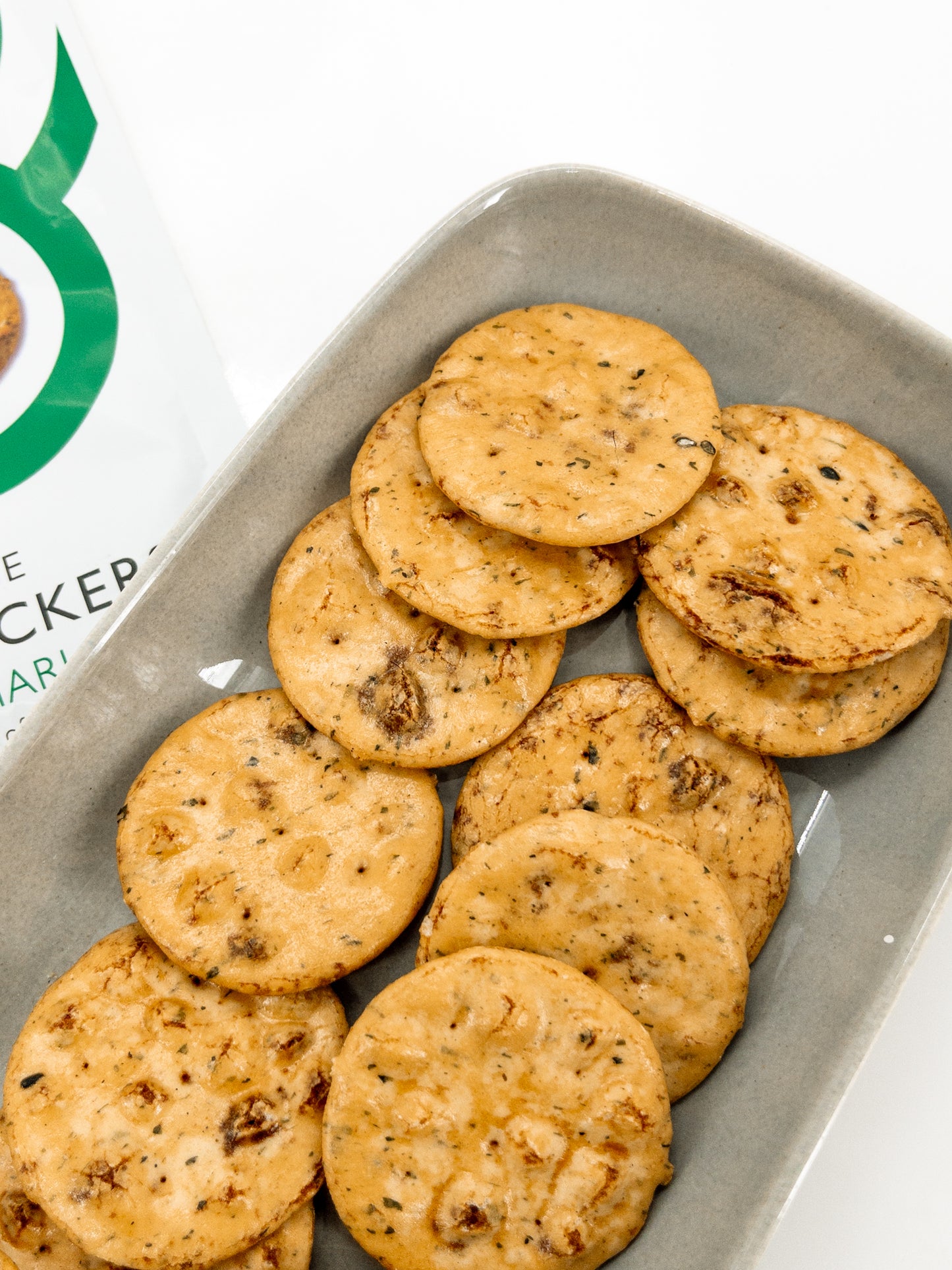 Crackers japonais de riz au nori et tamari Bio - 40g - Clearspring