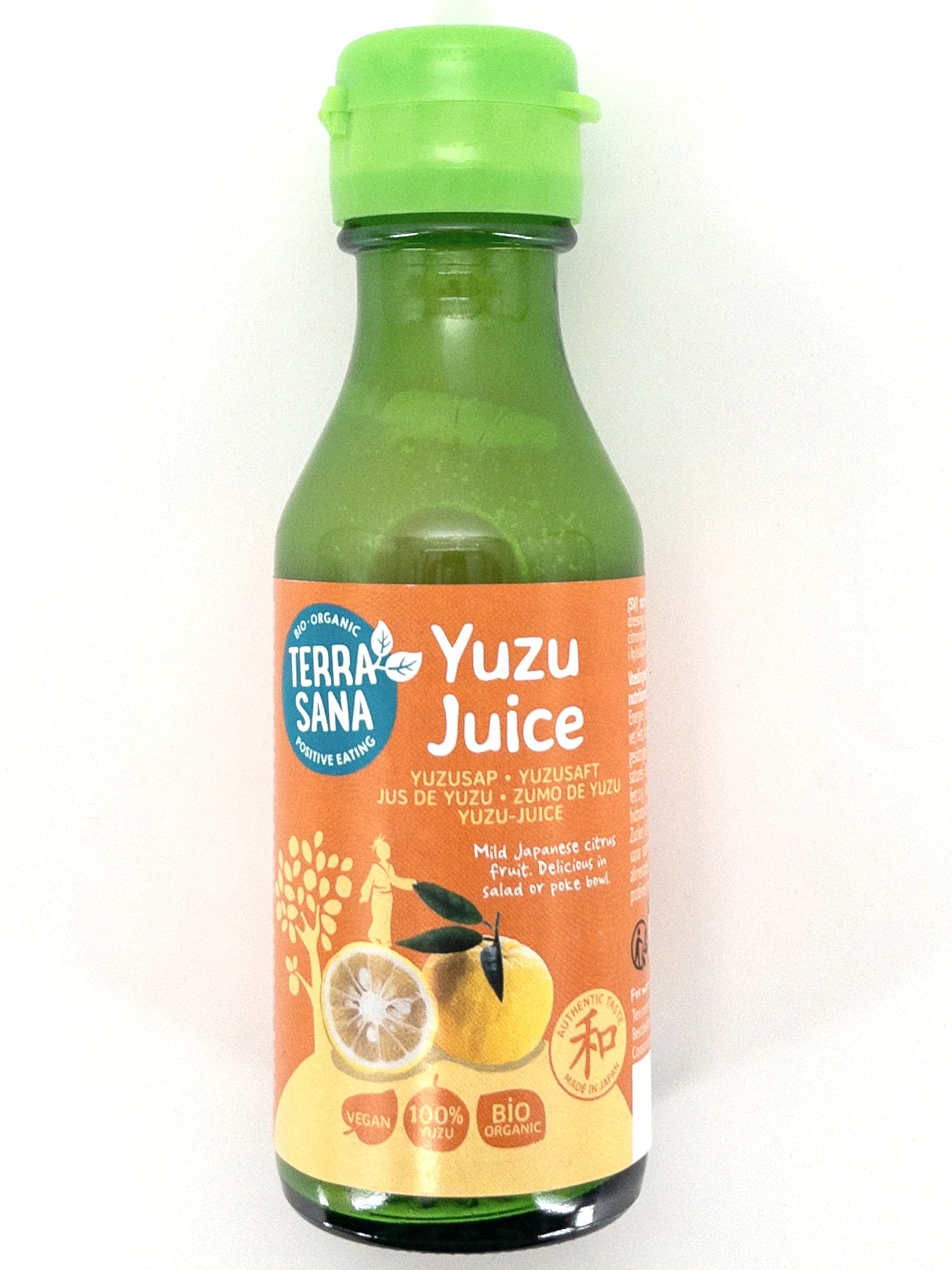 Bouteille de 100ml de jus de citron yuzu bio | Épicerie en ligne Eat In Japan