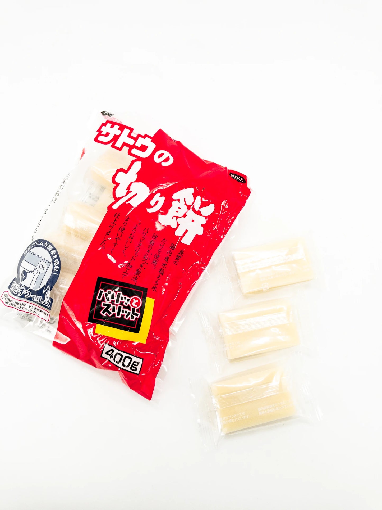 Kirimochi – Carrés de riz gluant – 400 g – Sato