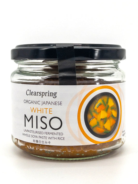 Pot de 270gr de Miso Blanc Non Pasteurisé Bio | Épicerie en ligne Eat In Japan