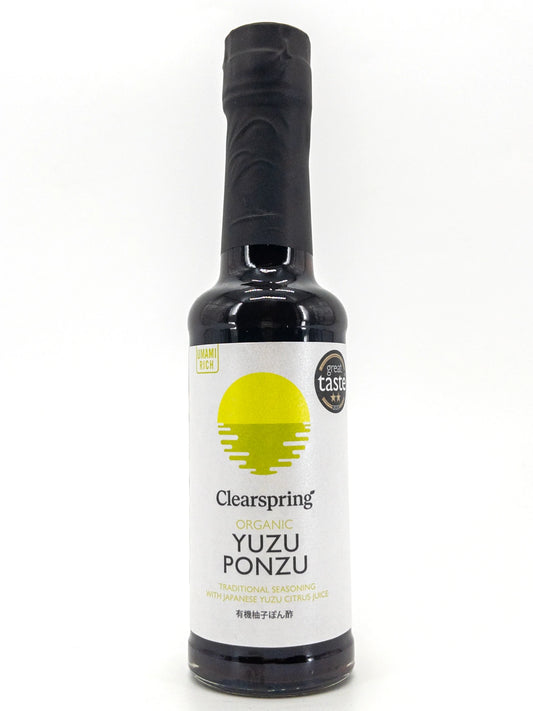 Bouteille de 150ml de Yuzu Ponzu bio, Clearspring | Épicerie en ligne Eat In Japan