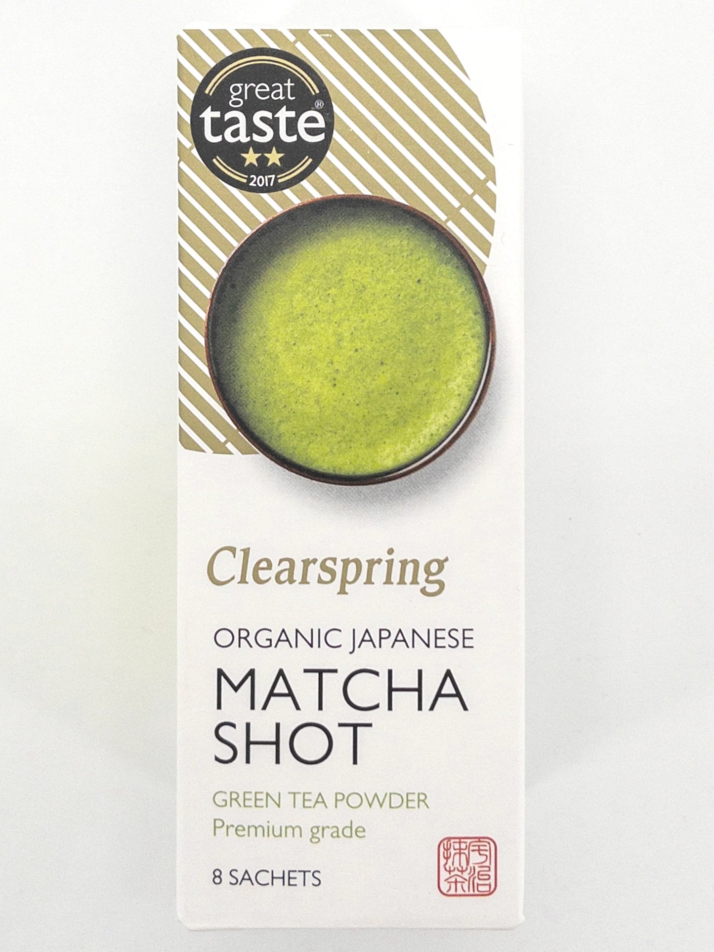 Thé Matcha premium bio en dosettes – 8 × 1 g – Clearspring